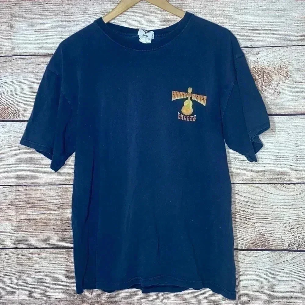 Vintage House of Blues t-shirt Large Blue Short Sleeve